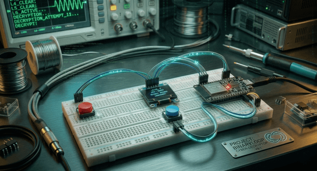 Binary Loop — XOR Puzzle Game on ESP32