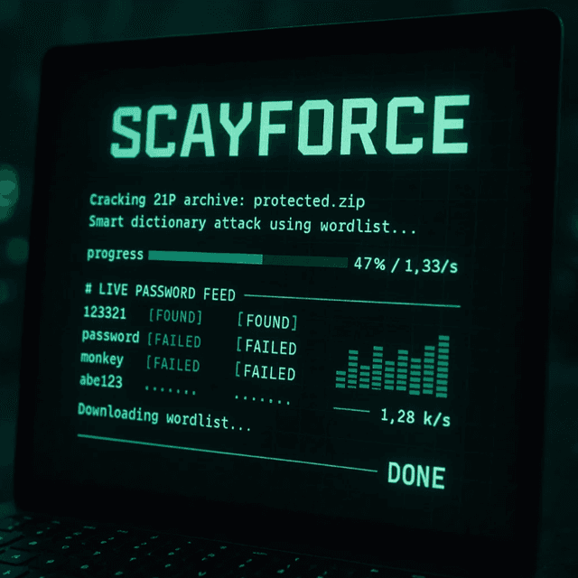 ScayForce — The Ultimate Modern Password Cracker