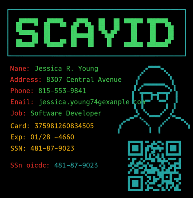Scayid — Generate Fake Identities Like a Hacker